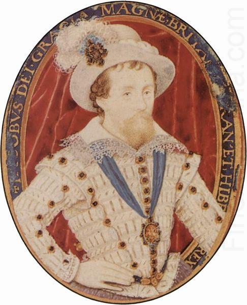 Nicholas Hilliard James I china oil painting image